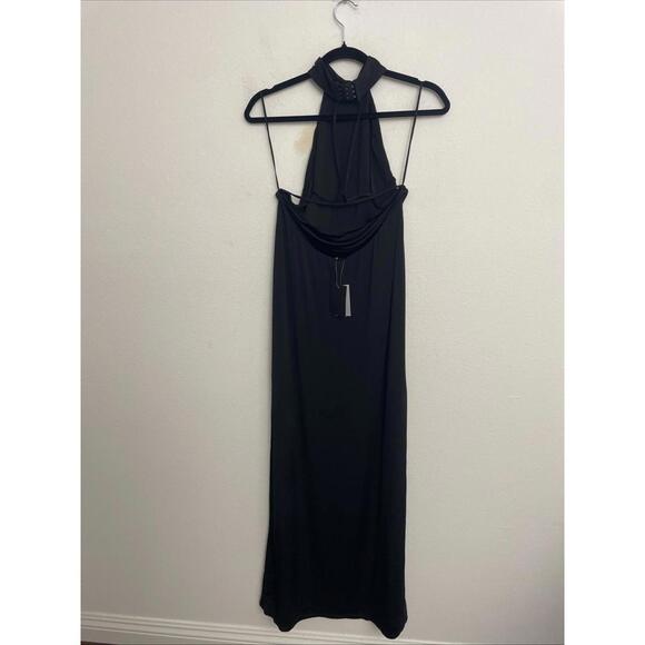 NBD Emma Rose The Annalise Gown black long dress open back size M NWT $198msrp - Picture 8 of 8
